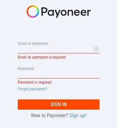 Аккаунты Payoneer саморег